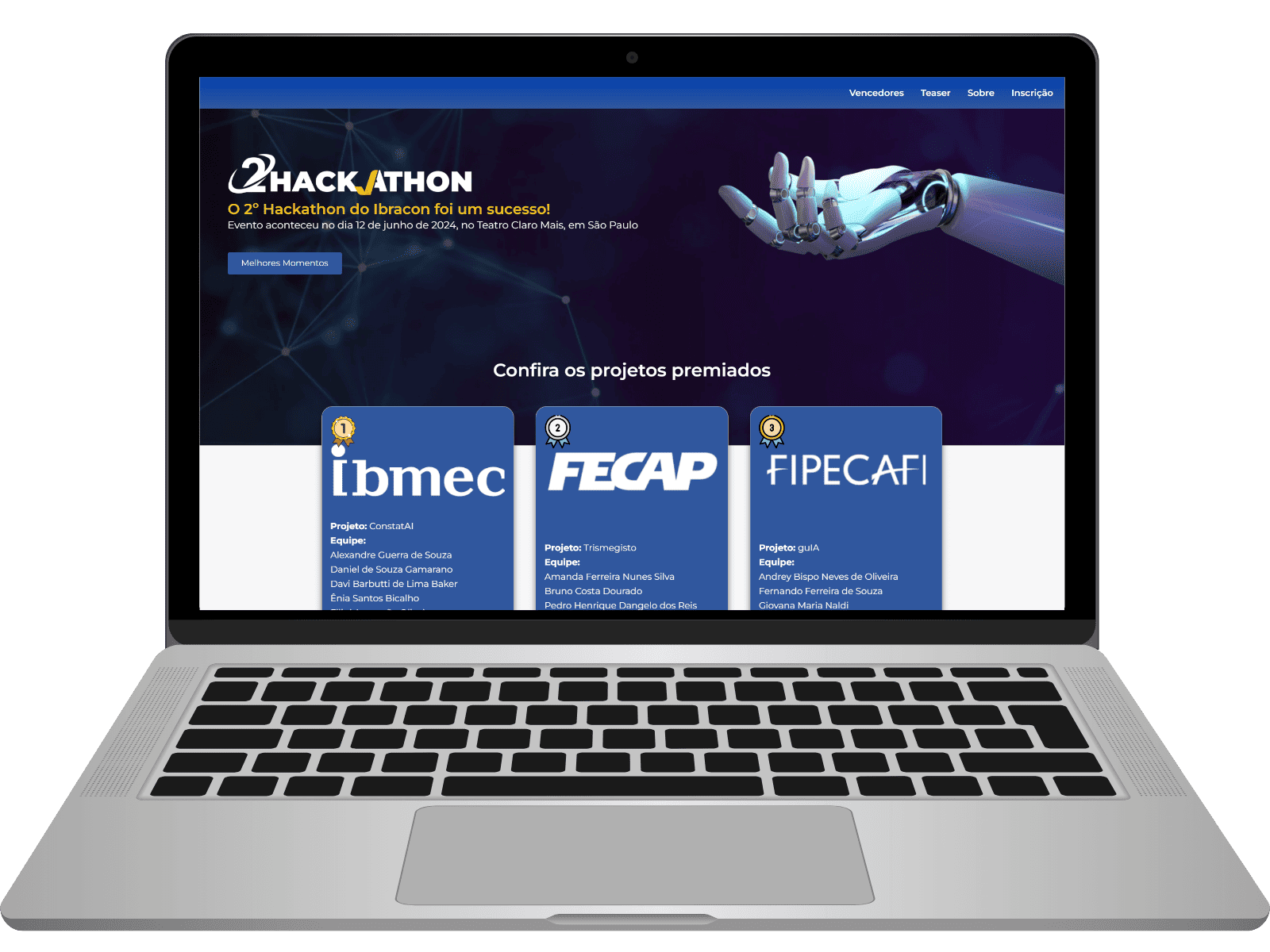 2 Hackathon pós evento do Ibracon